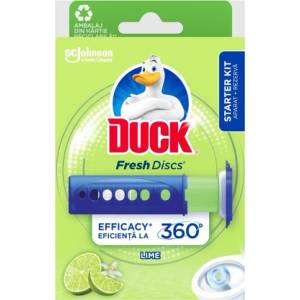DUCK Тоалетно Пате Свежи Дискове - Лимон, ароматизатор за тоалетна (5000204338539)