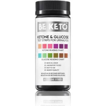 BeKeto Ketone Testovacie prúžky 200 ks