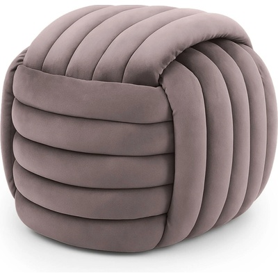 Ak furniture Taburet Nilo tmavě růžový