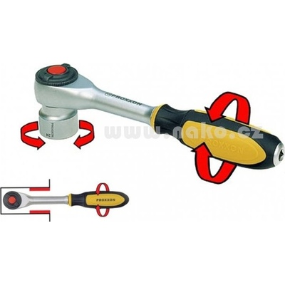 PROXXON 23084 ráčna přepínací 1/2" rotační rukojeť