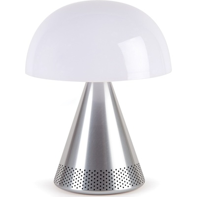 Lexon LED лампа Mina Audio с Bluetooth високоговорител L цвят алуминий (LH76MAP)