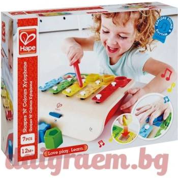 Image 1 of Hape Комплект ксилофон и сортер hape e0334 (h0334)