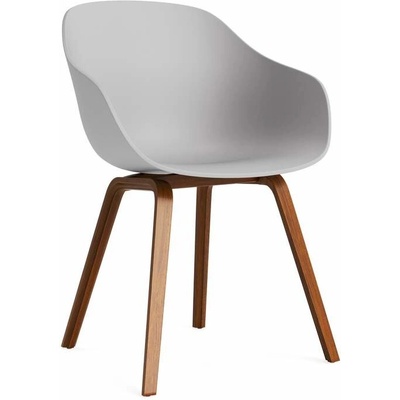 Hay AAC 222 Lacquered Walnut Veneer / concrete grey
