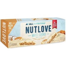 Allnutrition Nutlove Milky Cookies sušienky bez pridaného cukru príchuť Caramel Peanut 128 g