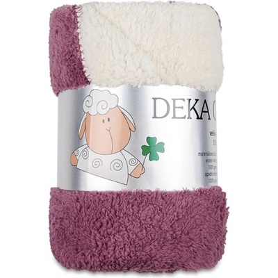 Tegatex Deka mikroflanel Sleep Well ovečka tmavě fialová 150x200
