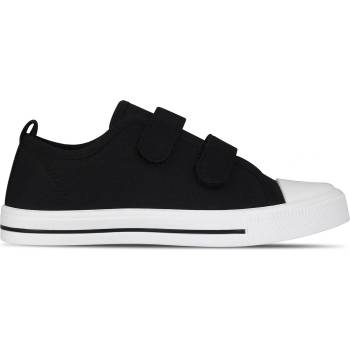 Be You Маратонки Be You Velcro Strap Canvas Trainer - Black
