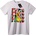 NOONEBRAND Тениска Pluto с цветен дизайн - XS, White