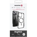 Pouzdro Swissten Clear Jelly MagStick Metallic PRO iPhone 14 PRO MAX černé;