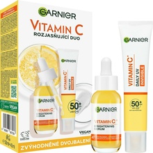Garnier Skin Naturals Garnier Skin Naturals rozjasňujúci fluid SPF 50+ 40 ml + Garnier Skin Naturals rozjasňujúce sérum s vitamínom C 30 ml
