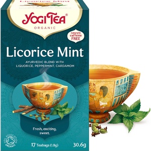 YOGI TEA | Licorice Mint - 17 пакетчета чай