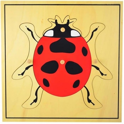 Smart Baby Дървен пъзел Smart Baby - Калинка (MO97-3)