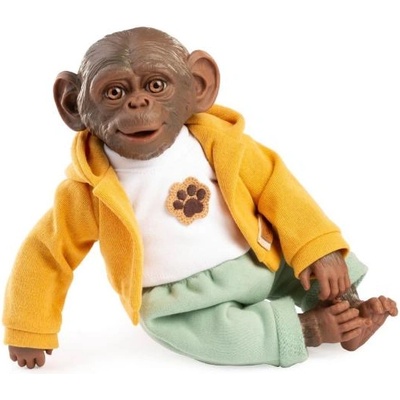 Guča 988 REBORN МАЙМУНЧЕ - реалистично бебе маймунче с меко текстилно тяло - 32 см