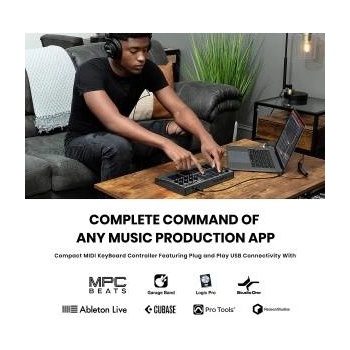 AKAI MPK Mini MK3 Grau und M-Audio HDH40