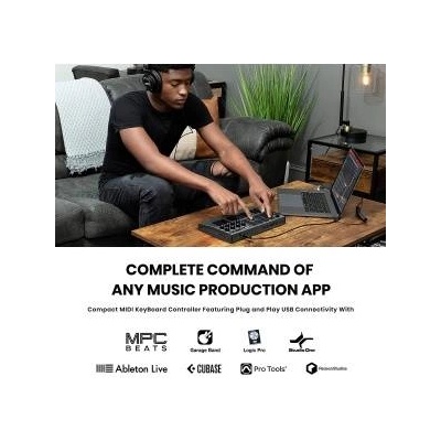 AKAI MPK Mini MK3 Grau und M-Audio HDH40