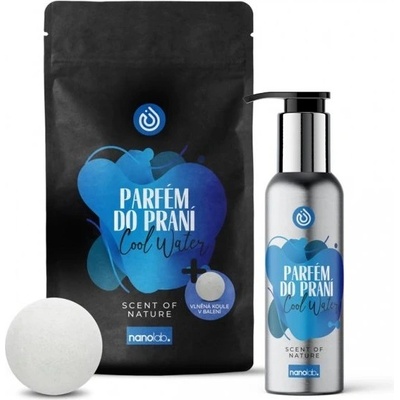 Nanolab parfém do prania aj sušičky Cool water 300 ml + vlnená guľa
