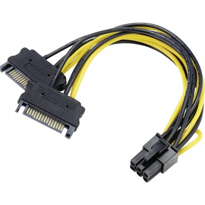 AKASA SATA power to 6pin AK-CBPW13-15