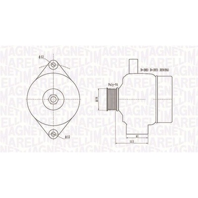 Generátor MAGNETI MARELLI 063731952010