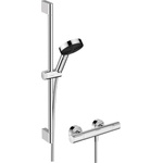 Hansgrohe Pulsify Select S - Душ комплект с термостат, 3 струи, EcoSmart, хром 24272000 (24272000)