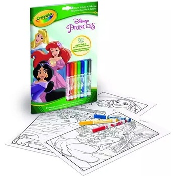 Crayola Крейола: Образователна книга за оцветяване на Дисни принцесите - на унгарски език (5807g)