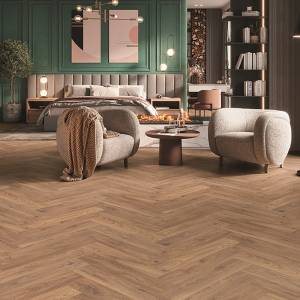 Kronospan Ламиниран паркет К450 ДЪБ ФАЯРБРАНД HERRINGBONE Small 8мм - 32/AC5/4V ФУГА / 630х126мм (GSК450)