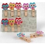 Fandy Decorative Buckles Shapes Owls 10pcs