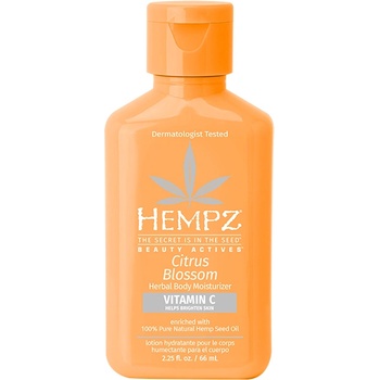 Hempz Mini Citrus Blossom Herbal Body Moisturizer Лосион за тяло унисекс 66ml