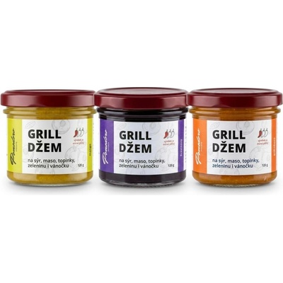 Grill Balíček džem tří příchutí 3 × 120 g