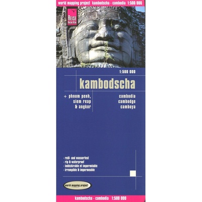 Reise Know-How Verlag mapa Cambodia 1:500 t. voděodolná