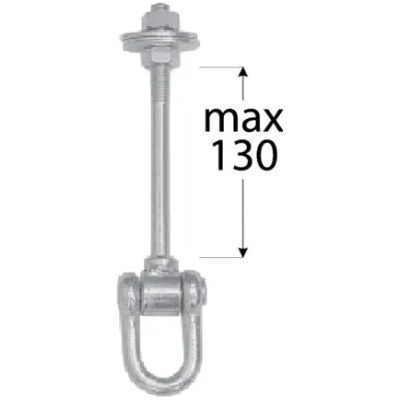 Domax Uchytenie hojdačky typ A M12x130 mm