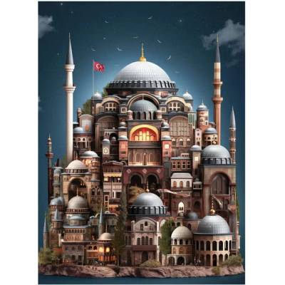 AnaTolian Yasin Yaman Hagia Sophia 1000 dielov