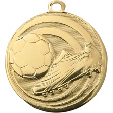 ETROFEJE medaila ME089 futbal medaila ME089 Zlato futbal 32mm