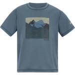 Regatta Детска спортна тениска Regatta Kid's Alvarado Sport shirt - China Blue - размер 7-8 Years (704-6358-0313)
