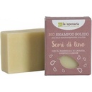 laSaponaria Bio tuhý šampon s lněným olejem 100 g