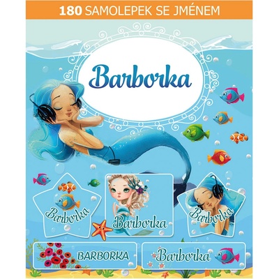 ARGUS Veselé nálepky samolepky se jménem Barborka