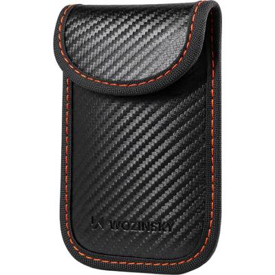 Klíčenka Wozinsky WPB R14 RFID ochranné pouzdro na Keyless klíče 14 × 9 cm, černá