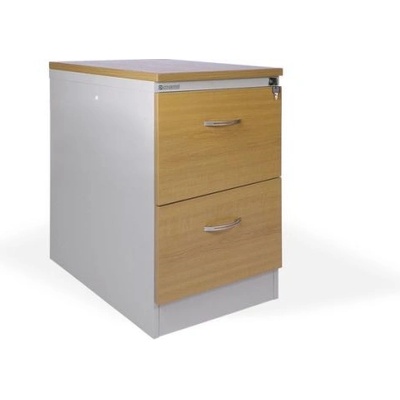 Office Pro kovová A4 kombinovaná lamino buk 2 zásuvky