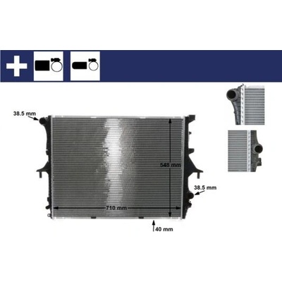 Chladič, chlazení motoru MAHLE CR 571 000S