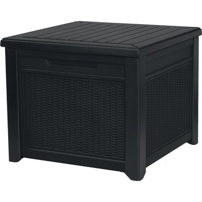 KETER CUBE RATTAN 208L antracit (237778) - plastový