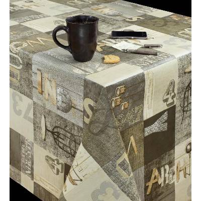 Obrus PVC 6733620, Industrial hnedý, metráž 20 m x 140 cm, IMPOL TRADE