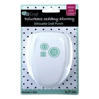 dpCraft Dekorační děrovačka ažurová 3,7 cm – knoflíky (JCDZ-515-005)