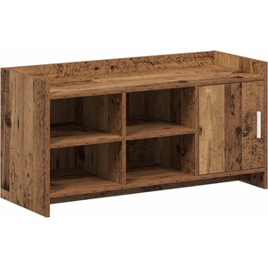 vidaXL Шкаф за обувки 100 x 39, 5 x 51 см Инженерна дървесина (8011361)