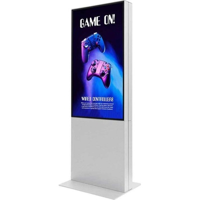 Jansen Display s.r.o. Digitálny totem Smart Line Obojstranný s monitorom Samsung 50", biela