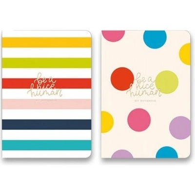 Shkolyaryk Náčrtník Muse Sketch & Note Dots & Stripes A5 čistý 64 listů