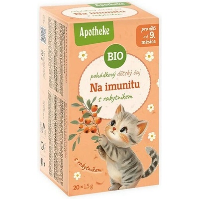 APOTHEKE ROZPRÁVKA Na imunitu s rakytníkom BIO bylinný čaj 20x1,5 g