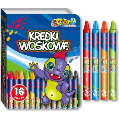 Penmate Kolori Dino voskové pastelky 16 farieb
