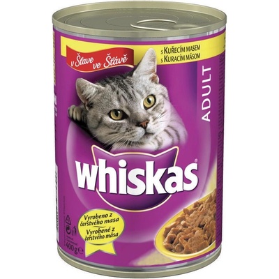 Whiskas Adult kuřecí v omáčce 400 g