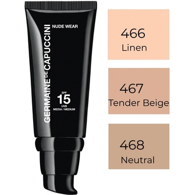 Germaine de Capuccini Nude Wear SPF15 468 Neutral Meke-up modelující tvář 30 ml