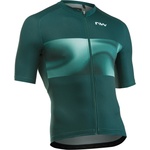 Northwave Мъжка фланелка с къс ръкав за колоездене Northwave Force Evo Jersey Short Sleeve Cycling jersey - Petrolium - размер 3XL (056-3147-1116)