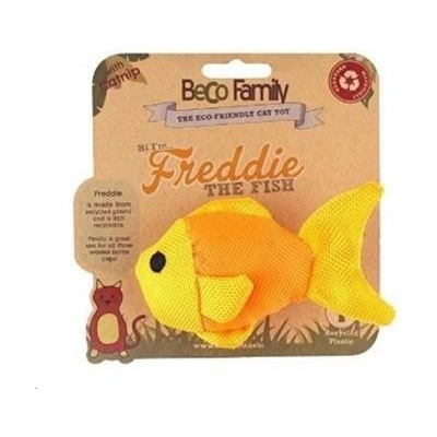 BeCoThings Beco Cat Nip Hračka pro kočky rybka Freddie 9,5 cm