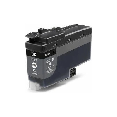 Brother Оригинална мастилена касета Brother LC-427XLBK, До 6000 страници, Черен, obi lc427xlbk 13677